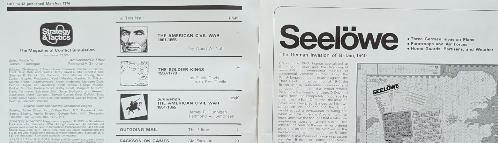 A slice of the inside front pages of S&T 43.