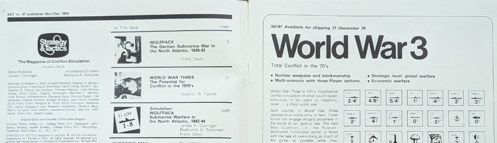 Slice of front inside pages of S&T 47.